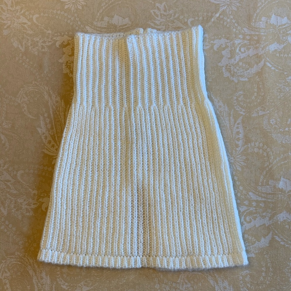 A New Day Cream Knit Dickie Sweater Scarf